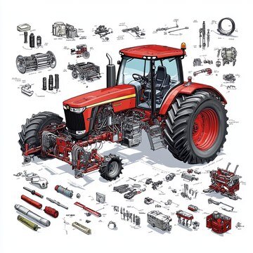 Tractors  Spare Parts